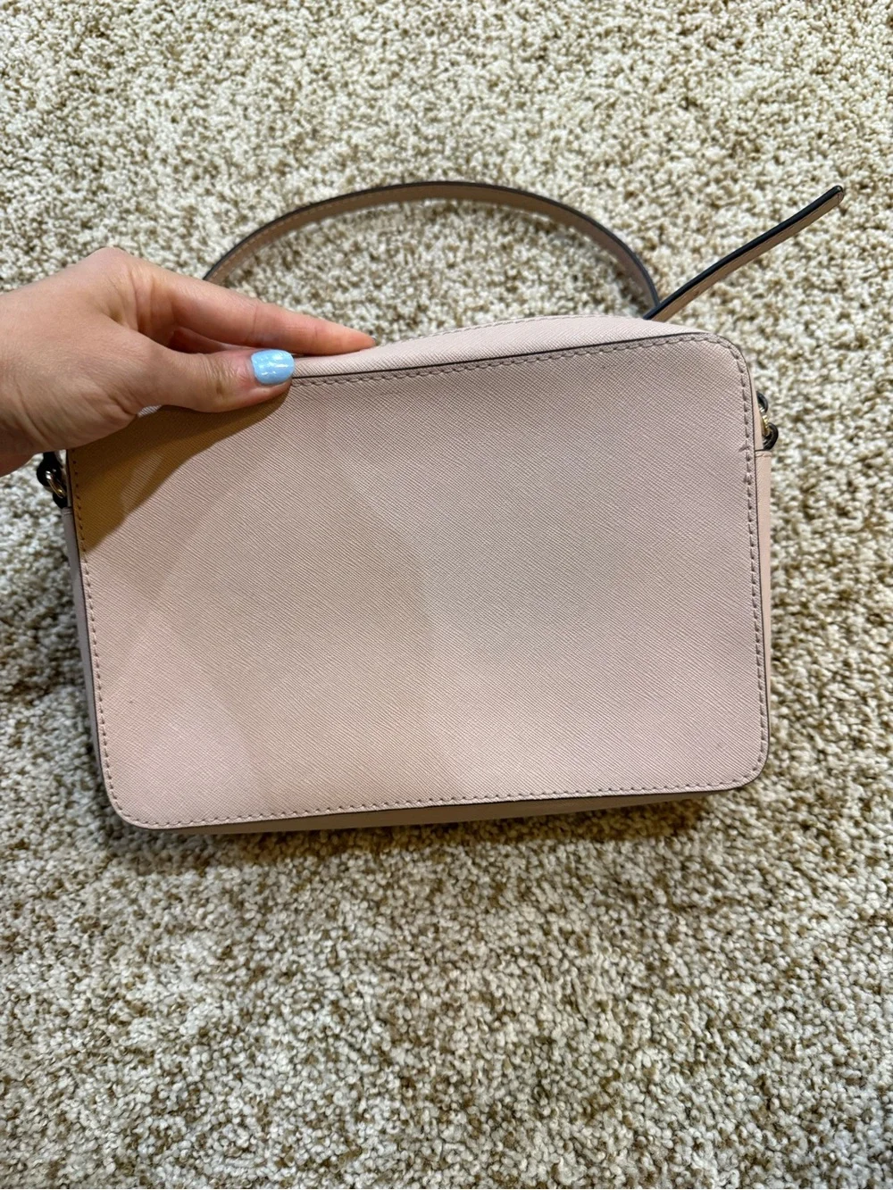 Michael Kors Blush Pink Studded Crossbody Bag